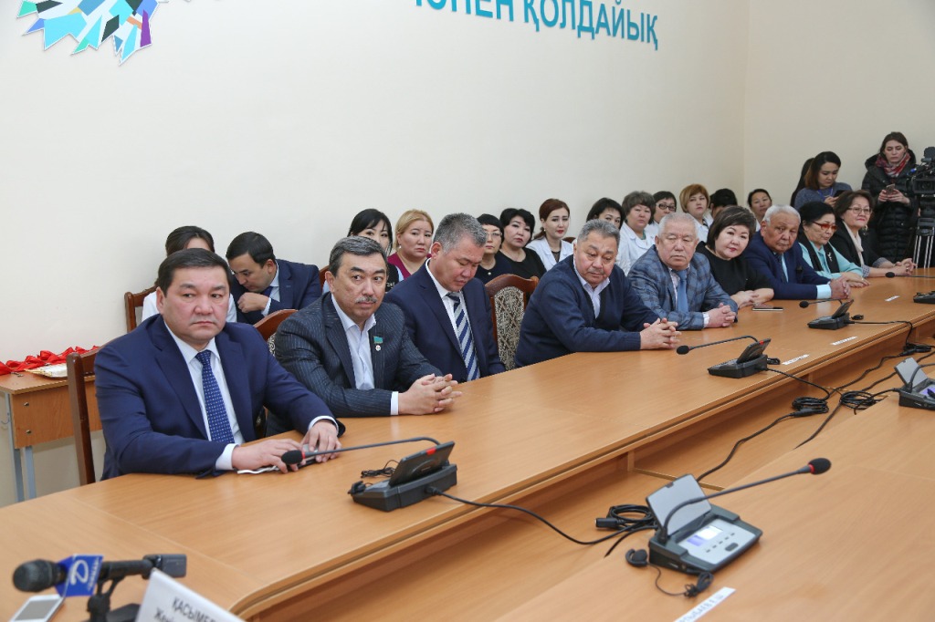 Поездка акима Карагандинской области в Медицинский колледж г. Жезказган